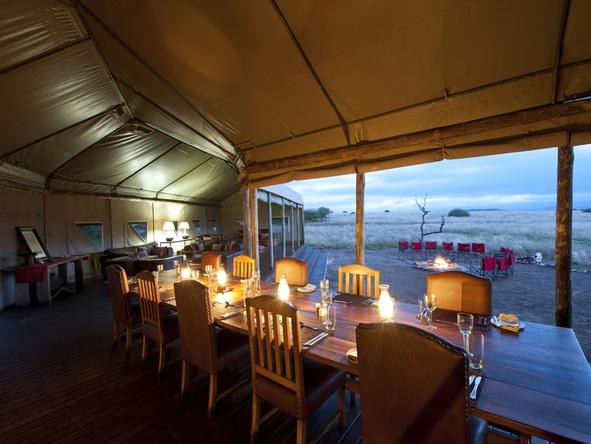 Desert Rhino Camp - Dining 